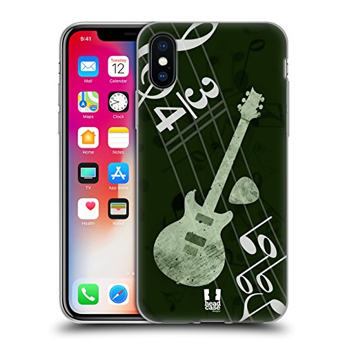 Coque de Protection Militaire iPhone X / XS anti-chute compatible MagSafe Guitare