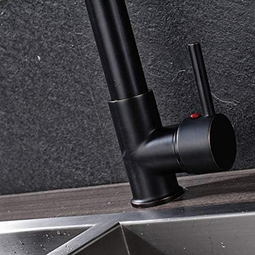 Robinet évier noir à ressort pour simplifier la cuisine au quotidien