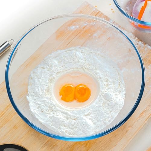 Bol en verre multifonction 4500ml pour cuisiner sans projections à table - 5
