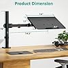 WALI-Laptop-Tray-Desk-Mount WALI Laptop Tray Desk Mount