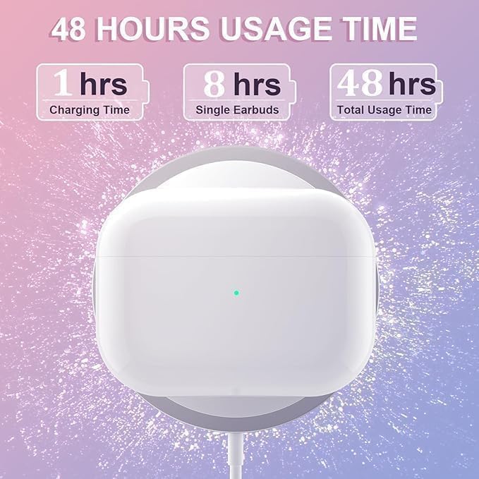 ear buds Wireless Earbuds AirBuds Pods 2026 New Bluetooth Headphones with Noise Reduction,in-Ear Ear Buds Sport Earphones IPX7 Waterproof Auto Pairing Fast Charging Headsets,for Android/IOS/AirPods — view 6