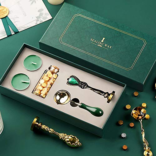 Set Timbro Ceralacca - 600 Perline In 24 Colori + Accessori Per Sigillare Buste E Inviti - Foto 8