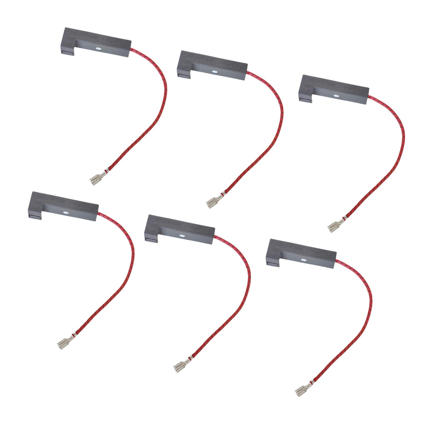 Aqvjd 6PCS High Voltages Fuses 0.8A 5KV Appliance Part Suitable for Microwave Ovens Stable Construction Ensures Insulation for Easy Installation
