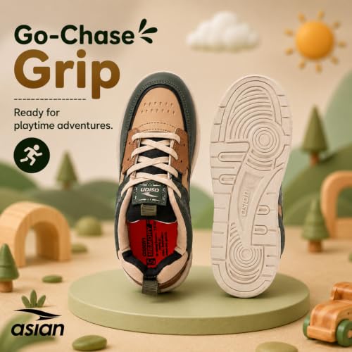 Image of ASIAN Sonic-02 Kids Sneakers for Boys & Girls | Casual Sneakers with Cushioned Sole Comfort