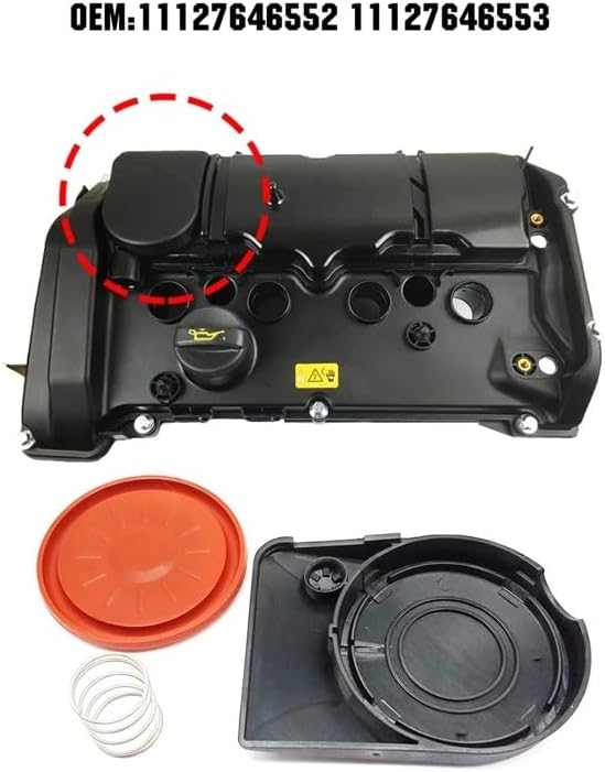 11127646552 車のエンジンPCVバルブカバー修理キット メンブレン付き 11127646553 クーパー用 N13用 F2