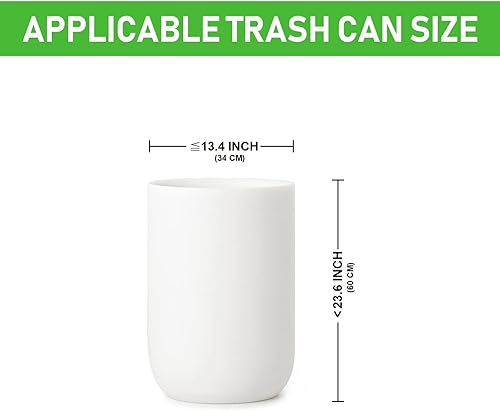 Miniatura 2 de Bolsas de compost, 8 galones, 30 litros, extra gruesas de 0.87 mils, bolsas de desechos de alimentos biodegradables con US BPI ASTM D6400 y Europe