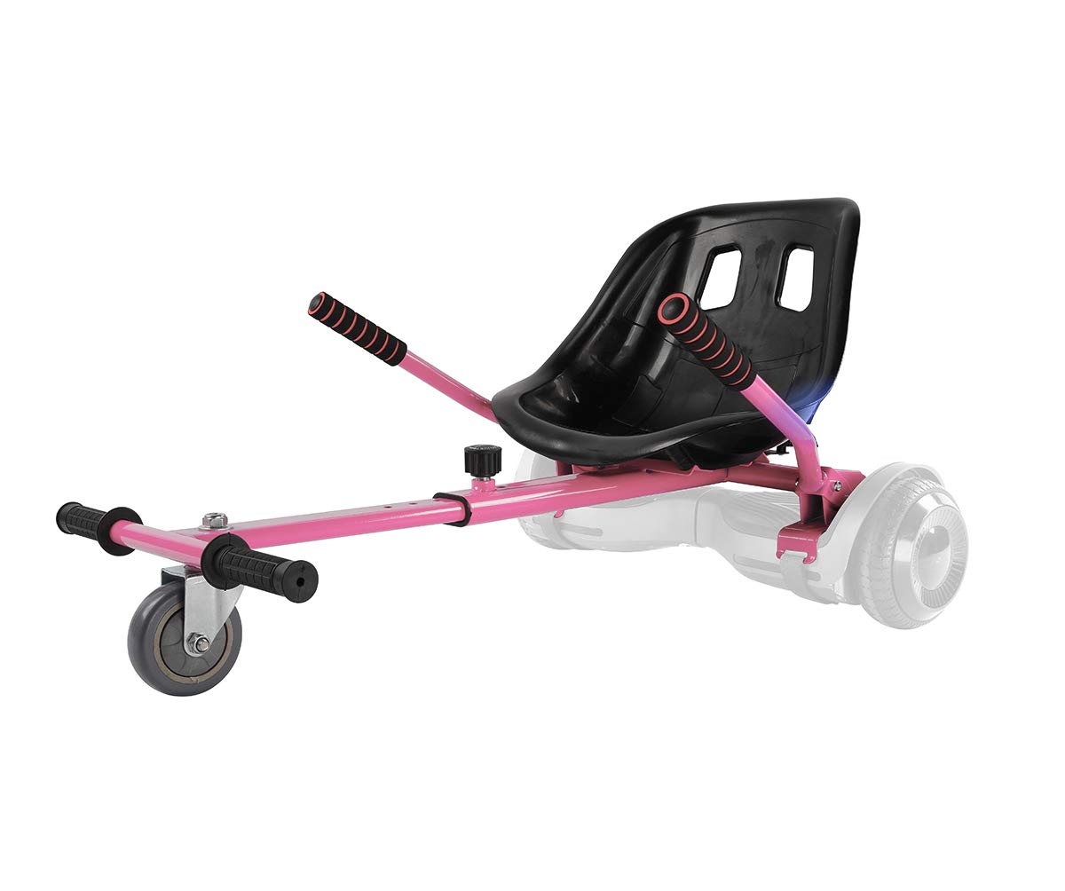 Hoverboard Seat Attachment, Go Kart, Hoverboard Go Cart Accessories, Heavy Duty Frame, Fun for Kids 