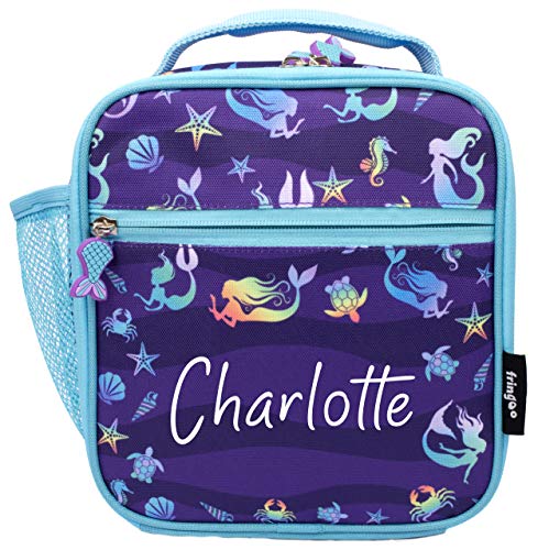 Fringoo Bolsa de almuerzo personalizada para niños, con aislamiento térmico, 2...