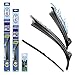 Produktbild alca® Scheibenwischer Set mit Heckscheibenwischer passend für AIWAYS U5 (12.2019-01.2020) SUPER FLAT Flachbalkenwischer Front- und Heckwischer