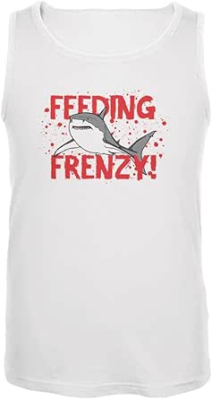 Amazon.com: Shark Bloody Feeding Frenzy Mens Tank Top : Clothing, Shoes