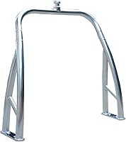 KryptWakeboardTowers 43" Heavy-Duty Pontoon Ski Tow Bar - Marine Grade Aluminum Deck Mount for Tubing, Wakeboarding & Watersports