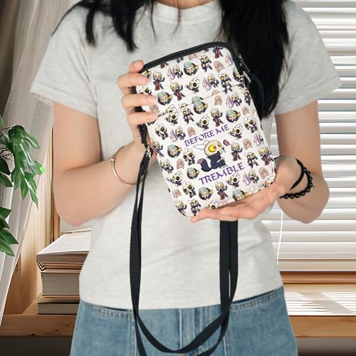 WZMPA Owl Lover Crossbody Bag Owl Fans Gifts Tremble Before Me King Shoulder Bag For Movie Fans3