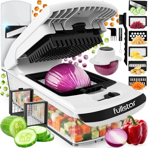 Fullstar All in One Vegetable Chopper and Mandoline Slicer - Food...