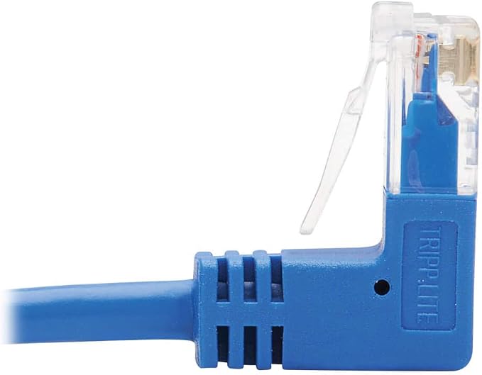 Cable Ethernet Cat6 Ángulo Abajo, 15 ft, Azul miniatura 4
