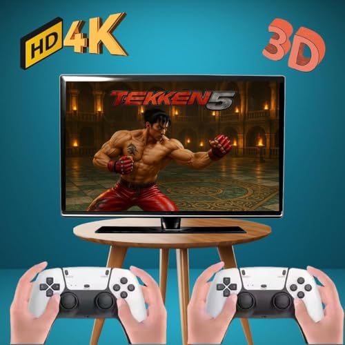 Image of M15 RetroX Wireless Game Console, 2.4G, 24000 Games, Dual Controllers, HDMI TV Output, 128GB TF Support, Plug & Play, for Kids & Adults