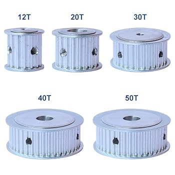 HTD 5M AF Type 48T/50T Timing Pulley Pitch 5mm Bore 8-30mm For 15/20/25mm Width Belt Used In Linear Pulley 5GT - 13 - Foto 4