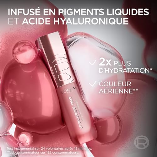 Encre À Lèvres L'Oréal Paris Hyaluron Tint AB046200 – Hydratation Instantanée, Éclat Naturel - vue 6
