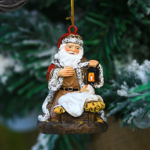 Newmind Pingente de Papai Noel para decoração de presente, para hotéis, escritórios, bares, casas