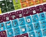 Autodesk AutoCAD stickers. Clavier non inclus