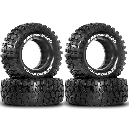 REDSPIDER 1.9'' Rock Crawler Tires OD 95mm/3.74'' (4PCS) For 1/12 RC Crawler MJX H12Y+ H12P Upgrade Replacement Tires (Tires)