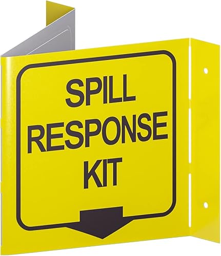 Miniatura 10 de Mantente seguro con nuestro letrero de extintor de incendios plegado que cumple con la normativa OSHA, 5 x 7 pulgadas, aluminio de 0.039 pulgadas,