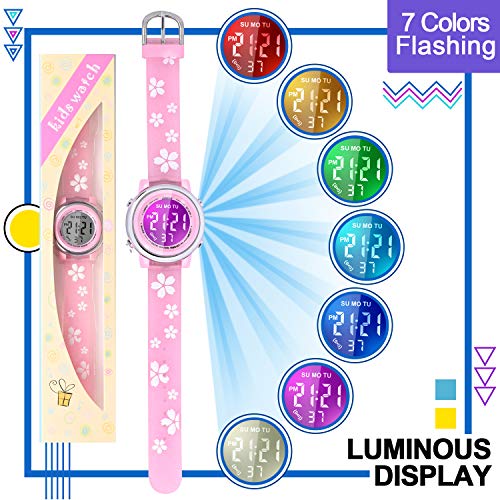 Girls Watches Age 3-10 with Waterproof Alarm - Best Gifts for Girls4