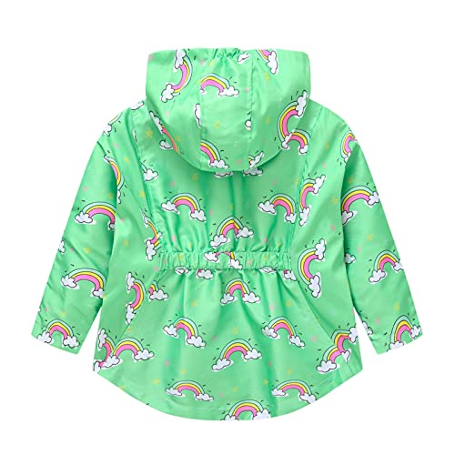 Toddler Girls Winter Windproof Coat Prints Hooded With Pocket Jacket Kids Outerwear Toddler Winter Jacket Girls2