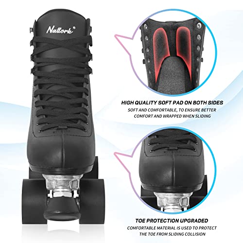 Image of Nattork Roller Skates for Women and Teens Aluminum Frame Men's Size 6