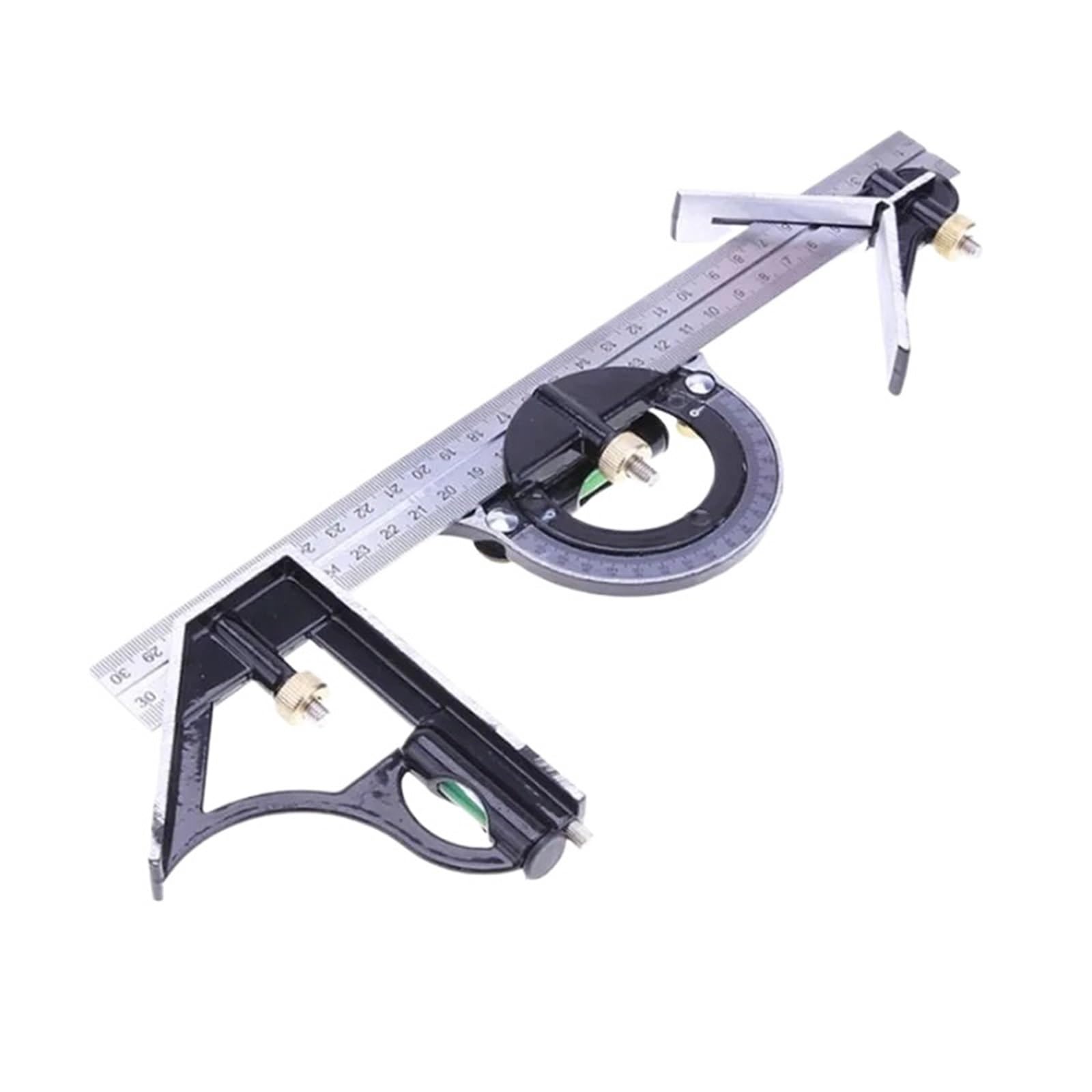 Règle de mesure réglable 3 en 1, 300mm, combinaison multiple, détecteur d'angle carré, outils de rapporteur 3 In 1 300mm Adjustable Measurement Equerre Menuisier