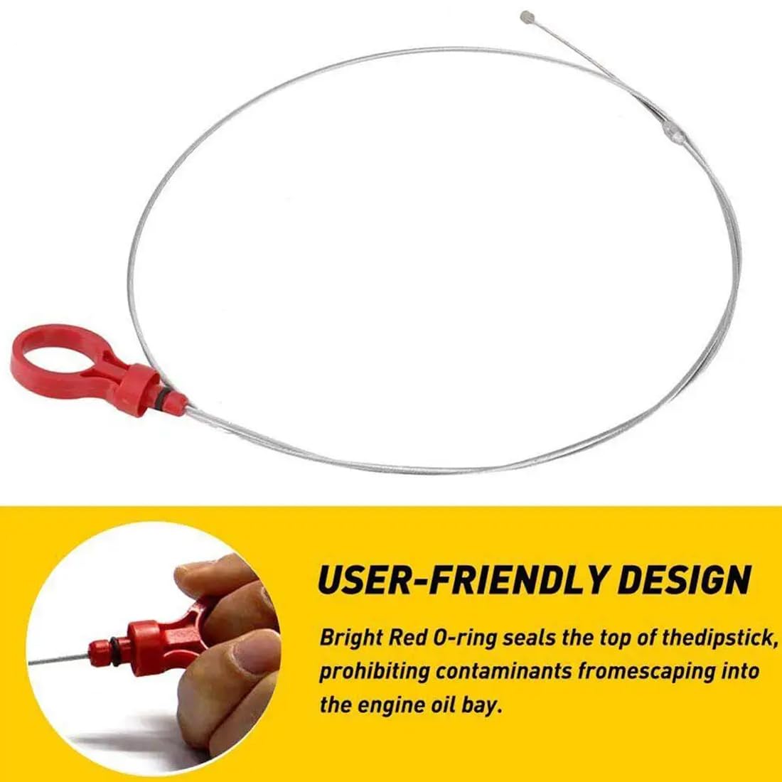 Wskaźnik Poziomu Oleju Skrzyni Biegów 917-327 Auto Automatyczna skrzynia biegów poziom płynów Dipstick Tool Uniwersalny Compatible for Dodge Chrysler 42RLE NAG1 62TE 9336A 8863B