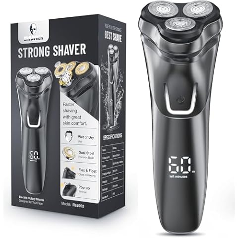 Electric Razor, Electric Shaver, Waterproof Cordless Portable Razor Cover