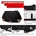 Kotivie Waterproof Bike Cover Waterproof Foldable Bicycle shield Sun Protective Fits 1-3 Bikes Double Buckle Straps, Black