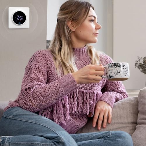 Thermostat Programmable WiFi Intelligent Maison SEAFRONT Commande Vocale Application Smart ECO - 4