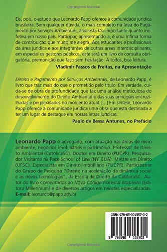 Direito e Pagamento por Serviços Ambietais: fundamentos teóricos, elementos técnicos e experiências