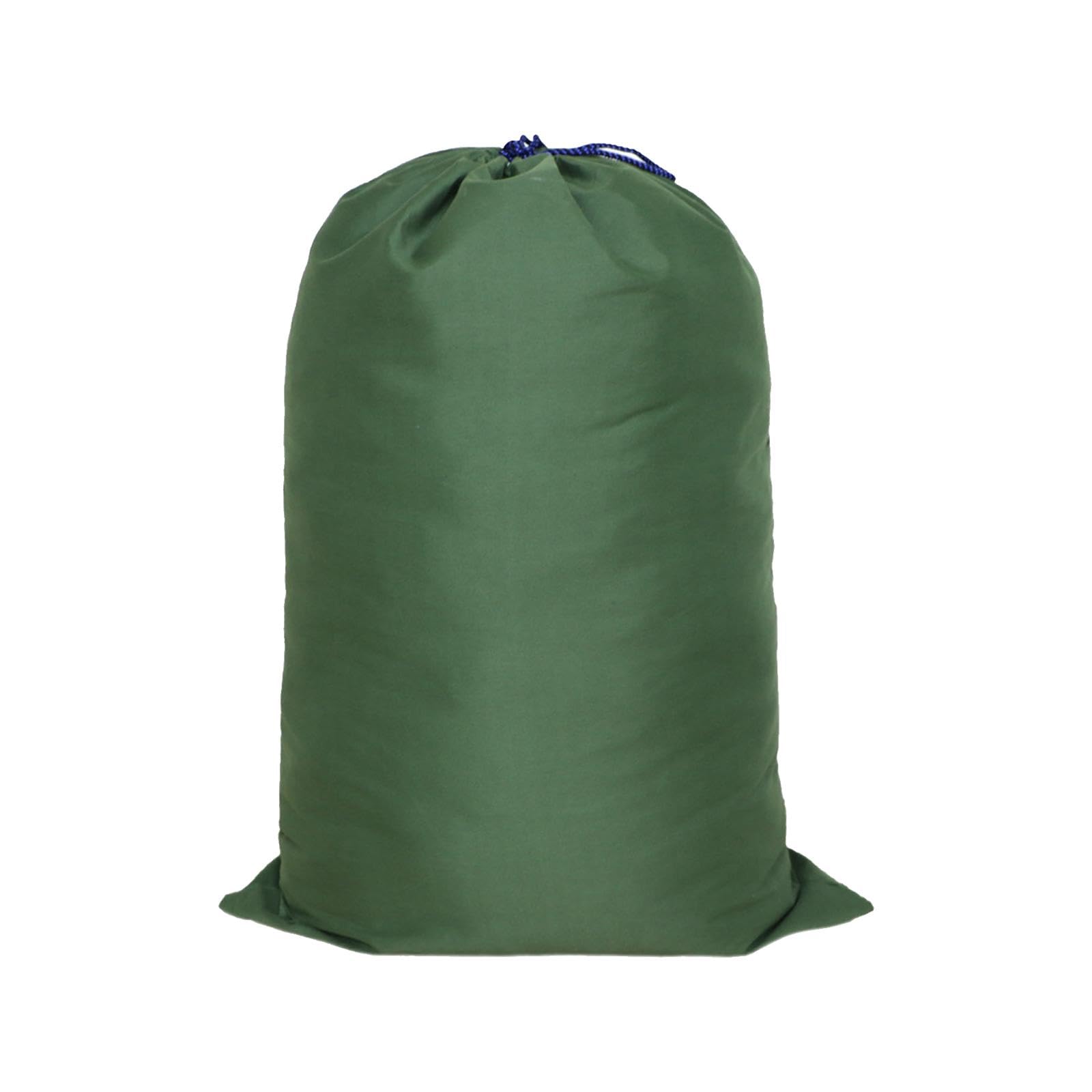 Wäschesäcke mit Kordelzug, langlebig, maschinenwaschbar, schmutzige Kleidung, Organizer, Grün, 74 x 120 cm, Armeegrün, 74 x 120 cm, 3er-Set