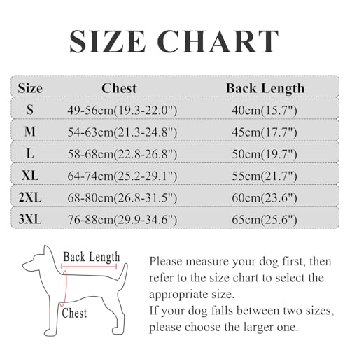 Cyponpy Hundemantel Warm Wasserdicht Hundejacke Winter Fleecemantel Hund Regenjacke Reflektierend mit Reißverschluss für Geschirr Wintermantel Hunde Fleece Hundejacke Pullover Hunde Bekleidung Winter