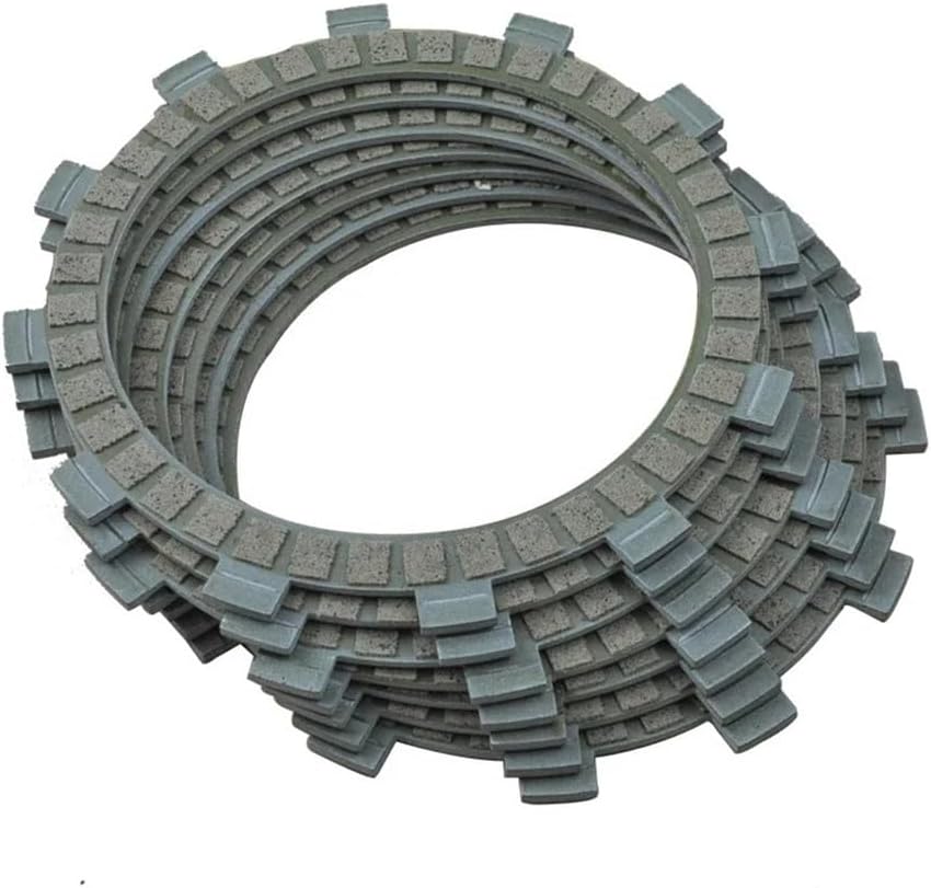 7 Pcs Motorcycle Clutch Discs Plates Fit For KLX250S 2011-15 18 KLX300 97-07 KS125 85-87 LX250L 02-05
