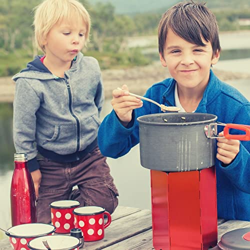 WILDVIVAL Outdoor Camping-Geschirr für 1-3 Personen, die Campingküche 12-teilig - Campingkocher-Set mit Kochtopf… - Image 6