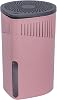 WENKO Portable Dehumidifier Drop Design, Compact and Rechargeable Dehumidifier for Bathroom, Closet, Bedroom, Garage, Covers up to 2800 Cubic Feet, 2.2 lbs, Pink, 5.9 x 9.1 x 5.9 in