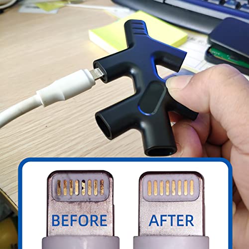 Bairutong Iphone Cleaning Kit,Iphone Charging Port Cleaning Tool,Restore Tool For Ipad Pro Watch Cell Phone Charging Port #TOP6