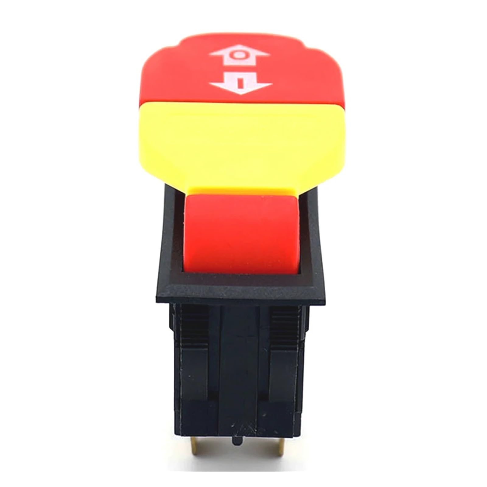 HY18 - Interruptor de botón de encendido y apagado para herramientas eléctricas mecánicas de madera con cerradura 20/12A 125/250V 5E4