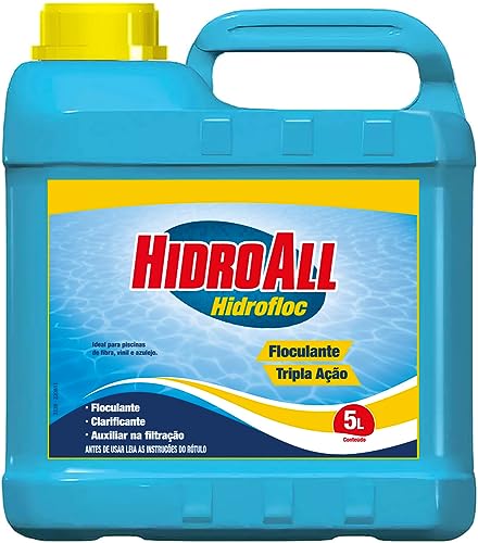 HidroAll Floculante Tripla Ação para Piscinas Hidrofloc 5 Litros