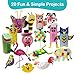 Craftikit® 20 Award-Winning Animal Toddler Arts and Crafts for Kids Ages 3-10 Years, All-Inclusive Animal Craft Kits, Fun Toddler Craft Box for Girls, Boys in Preschool