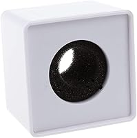 Vista 3 de 2 piezas portátil cuadrado en forma de cubo micrófono entrevista micrófono bandera bandera logo superior ABS material, blanco y negro