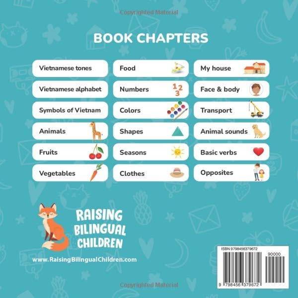 My First Vietnamese Book. Vietnamese-English Book for Bilingual ...