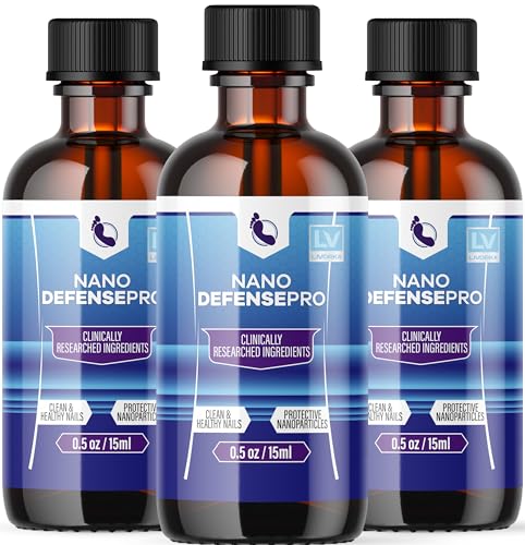 (3 Pack) Nano Defense Pro - Official Nano Defense Pro Premium Toenail Treatment Drops, NanoDefense Pro Liquid Solution All Natural Support Healthy Skin & Nails Advanced Formula, 3 Bottles for 90 Days