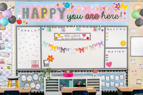 Image of Teacher Created Resources Pastel Pop Pom-Poms and Tassels Garland (TCR9207)