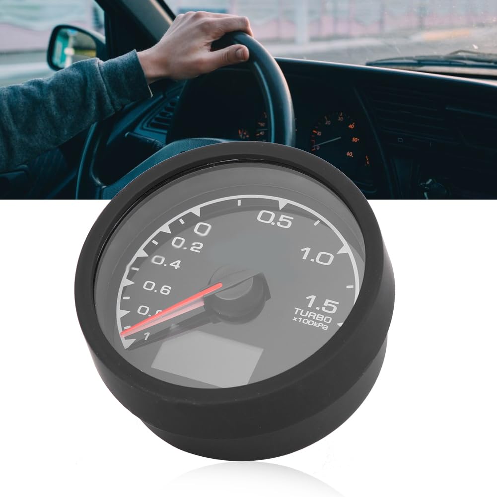Auto Car 2,5-calowy Cyfrowy Miernik Turbo Boost 12 V 7 Kolorów Podświetlenia Uniwersalny