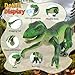 Funbud Remote Control Dinosaur Toy for Kids - Birthday Gifts for Ages 3 4 5 6 7 8 9 10 11 12 Year Old, RC Walking Dino with Roaring Sound & Spray & Light, Interactive Toy for Boys Age 3-12
