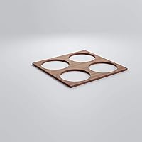 Vista 40 de 23 3/8"W X 23 3/8"H Large Wembley Decorativos Paneles De Pared De Madera De Calado, Aliso